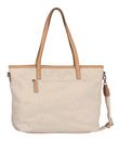 TOM TAILOR Jamila Zip Shopper L Mixed Cream White TOM TAILOR Jamila Zip Shopper L Mixed Cream White