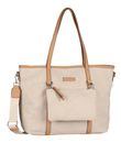 TOM TAILOR Jamila Zip Shopper L Mixed Cream White TOM TAILOR Jamila Zip Shopper L Mixed Cream White