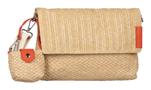 TOM TAILOR Vanya Flap Bag No Zip M Mixed Beige