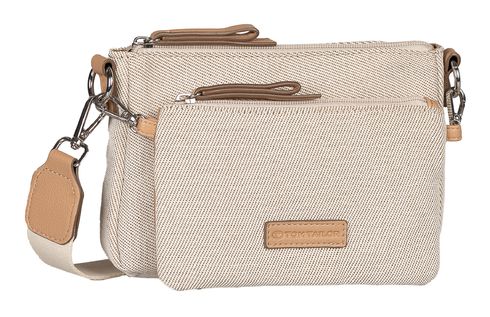 TOM TAILOR Jamila Crossbody Bag XS Mixed Cream White TOM TAILOR Jamila Crossbody Bag XS Mixed Cream White