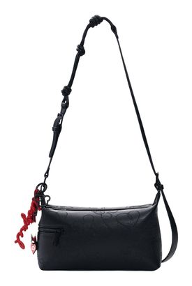 Desigual Mickey Lines Huntington Bag Black Desigual Mickey Lines Huntington Bag Black