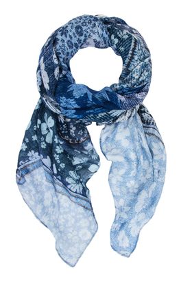 Desigual Maggi Rectangle Foulard Denim Medium Wash