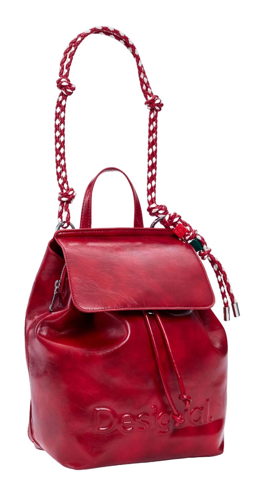 Desigual Half Logo Luena Backpack Carmine Desigual Half Logo Luena Backpack Carmine