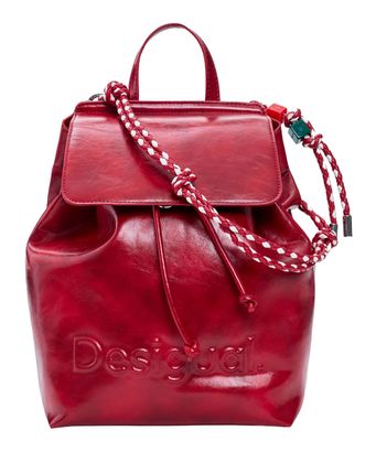 Desigual Half Logo Luena Backpack Carmine Desigual Half Logo Luena Backpack Carmine