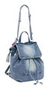 Desigual Half Logo Denim Mini Backpack Denim Raw