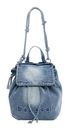 Desigual Half Logo Denim Mini Backpack Denim Raw