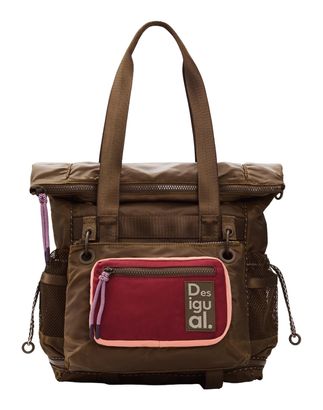 Desigual Neo Grunge Voyager Nylon Backpack Brown