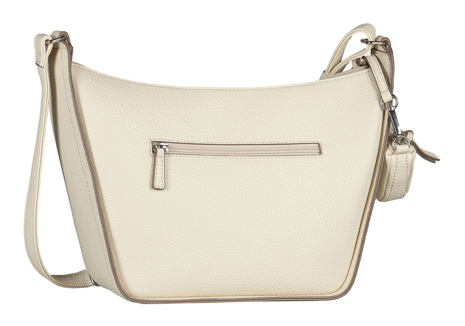 TOM TAILOR Novia Hobo Bag M Creme White TOM TAILOR Novia Hobo Bag M Creme White