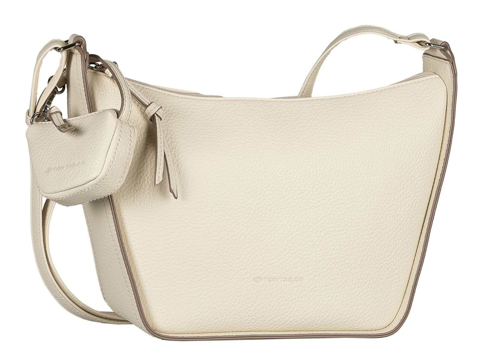 TOM TAILOR Novia Hobo Bag M Creme White