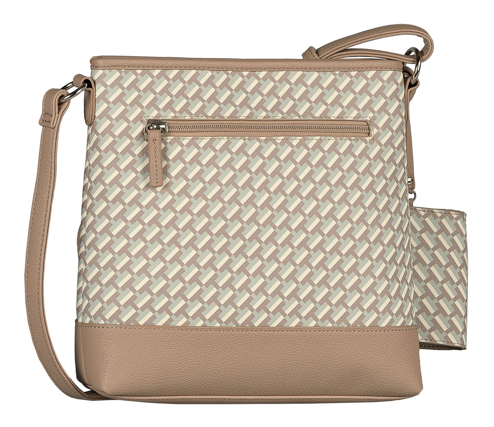 TOM TAILOR Xenia Crossbody Bag M Printed Taupe TOM TAILOR Xenia Crossbody Bag M Printed Taupe