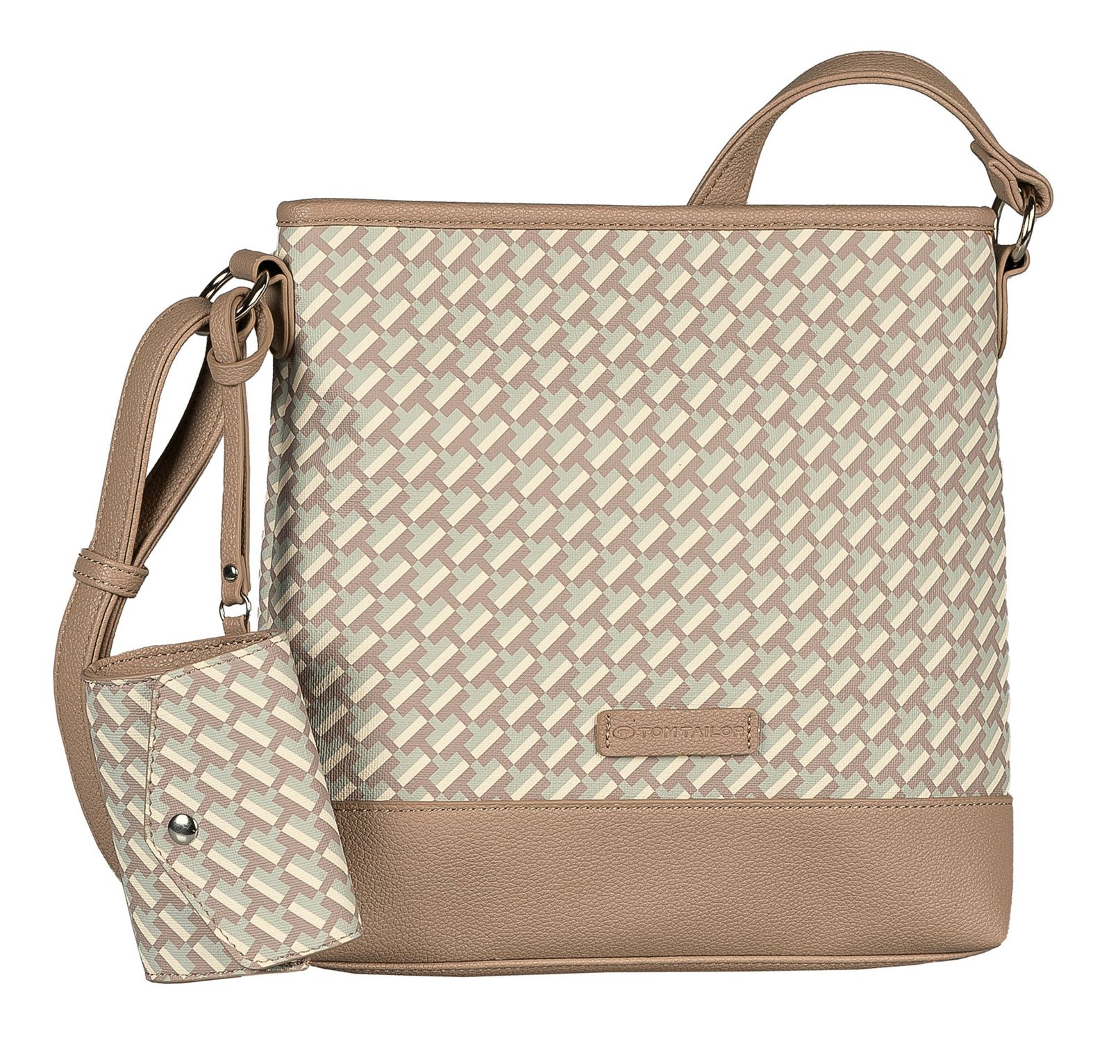 TOM TAILOR Xenia Crossbody Bag M Printed Taupe