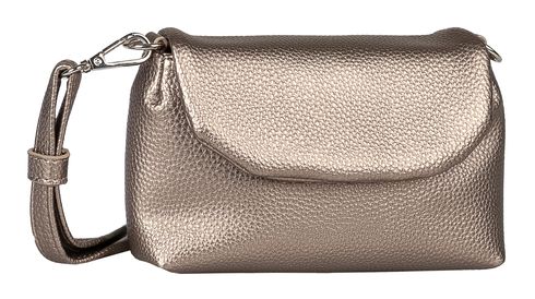 TOM TAILOR Xia Flap Bag No Zip XS Matallic Taupe