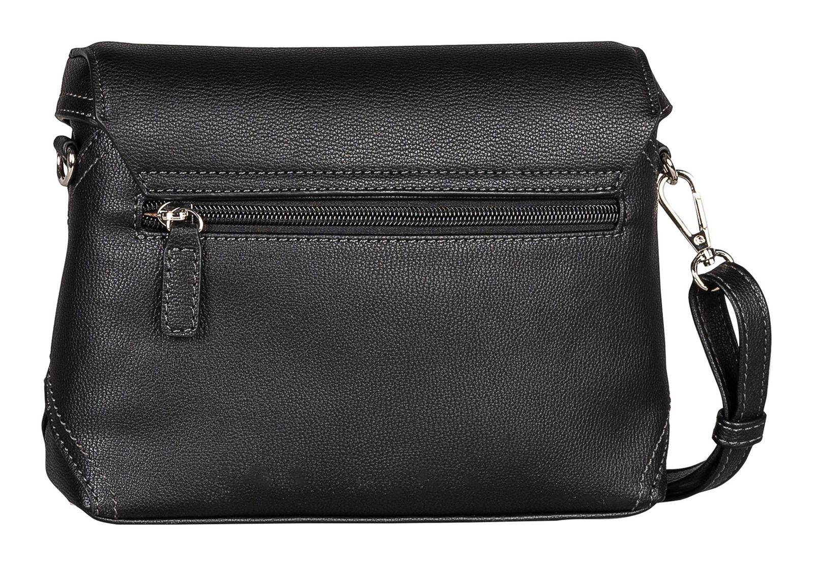 TOM TAILOR Joel Flap Bag No Zip S Black TOM TAILOR Joel Flap Bag No Zip S Black
