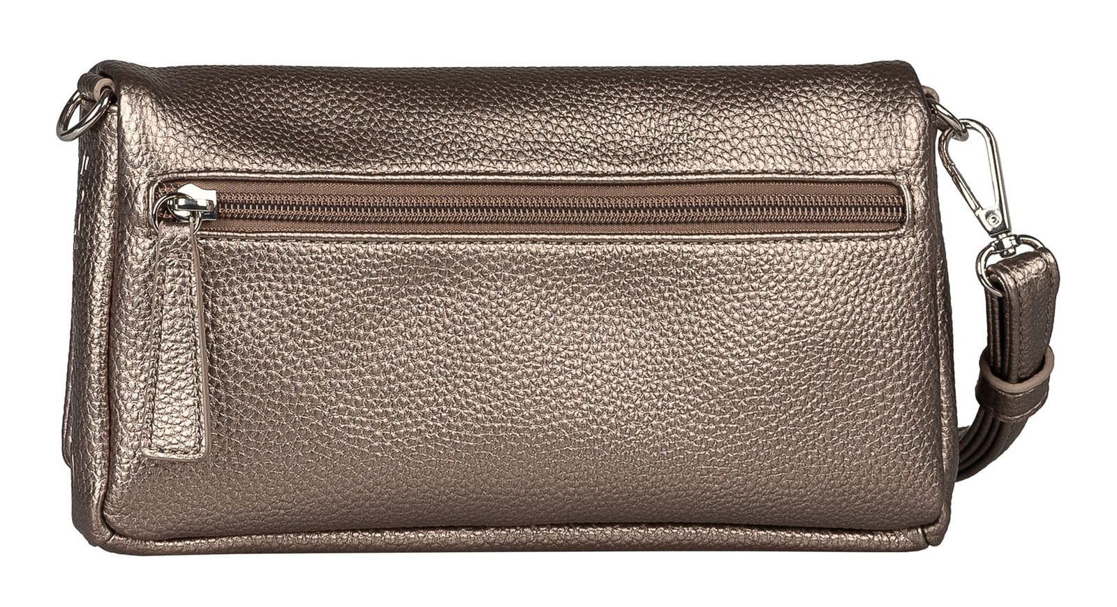 TOM TAILOR Xia Clutch Metallic Taupe TOM TAILOR Xia Clutch Metallic Taupe