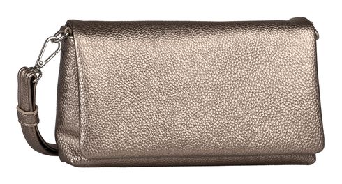 TOM TAILOR Xia Clutch Metallic Taupe