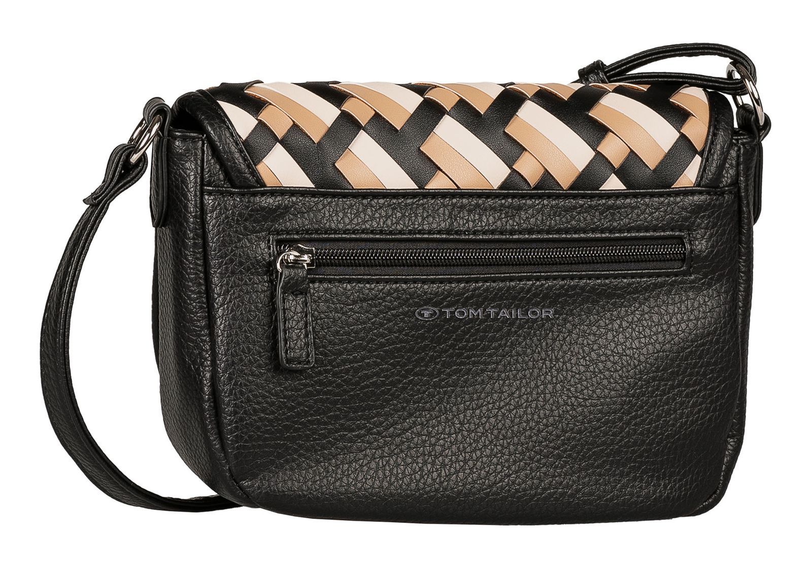 TOM TAILOR Devie Saddle Bag Mixed Black TOM TAILOR Devie Saddle Bag Mixed Black