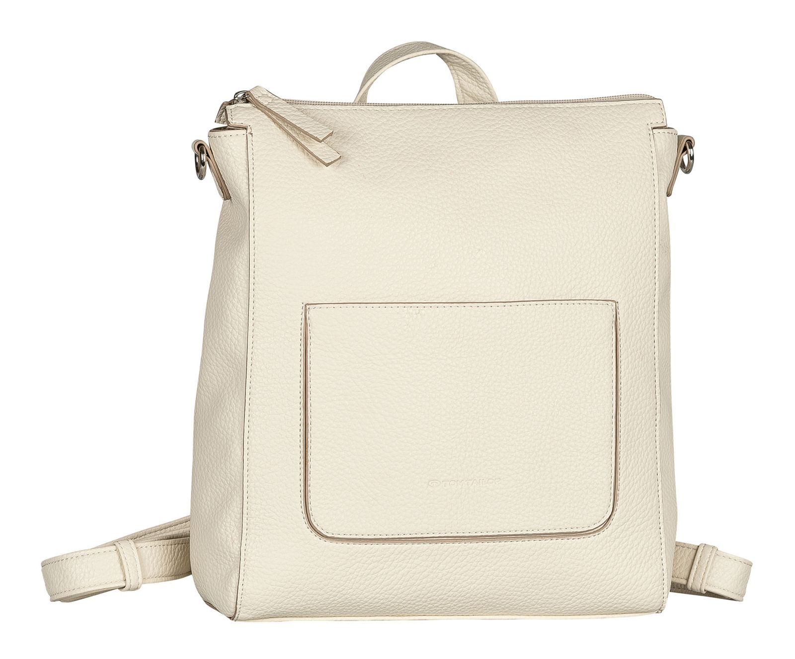 TOM TAILOR Raisa Hobo Bag / Backpack Creme White TOM TAILOR Raisa Hobo Bag / Backpack Creme White