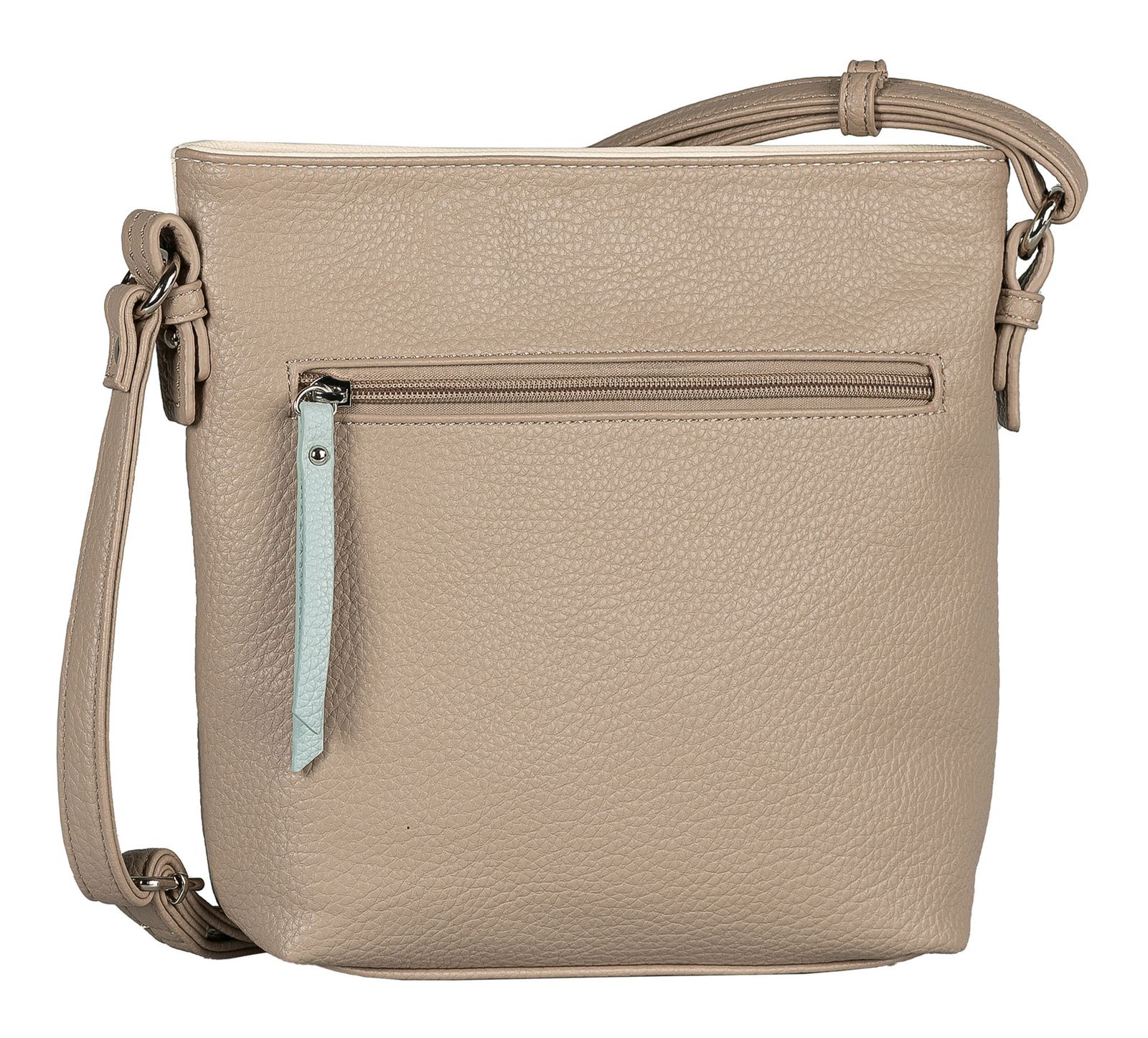 TOM TAILOR Ellen Crossbody Bag M Mixed Taupe TOM TAILOR Ellen Crossbody Bag M Mixed Taupe