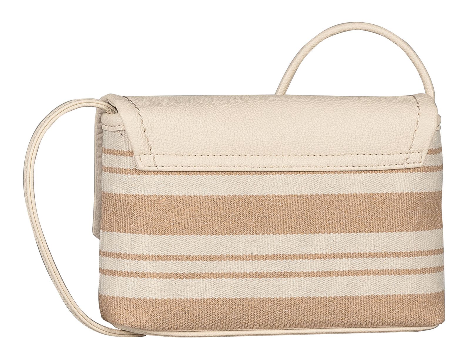 TOM TAILOR Elodie Flap Bag No Zip XS Mixed Cream White TOM TAILOR Elodie Flap Bag No Zip XS Mixed Cream White