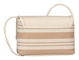 TOM TAILOR Elodie Flap Bag No Zip XS Mixed Cream White TOM TAILOR Elodie Flap Bag No Zip XS Mixed Cream White