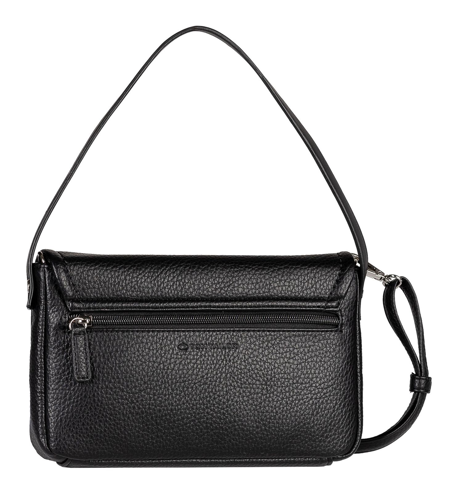 TOM TAILOR Delphina Flap Bag No Zip S Black TOM TAILOR Delphina Flap Bag No Zip S Black