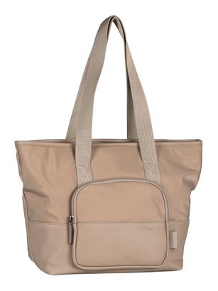 TOM TAILOR Viene Zip Shopper L Taupe