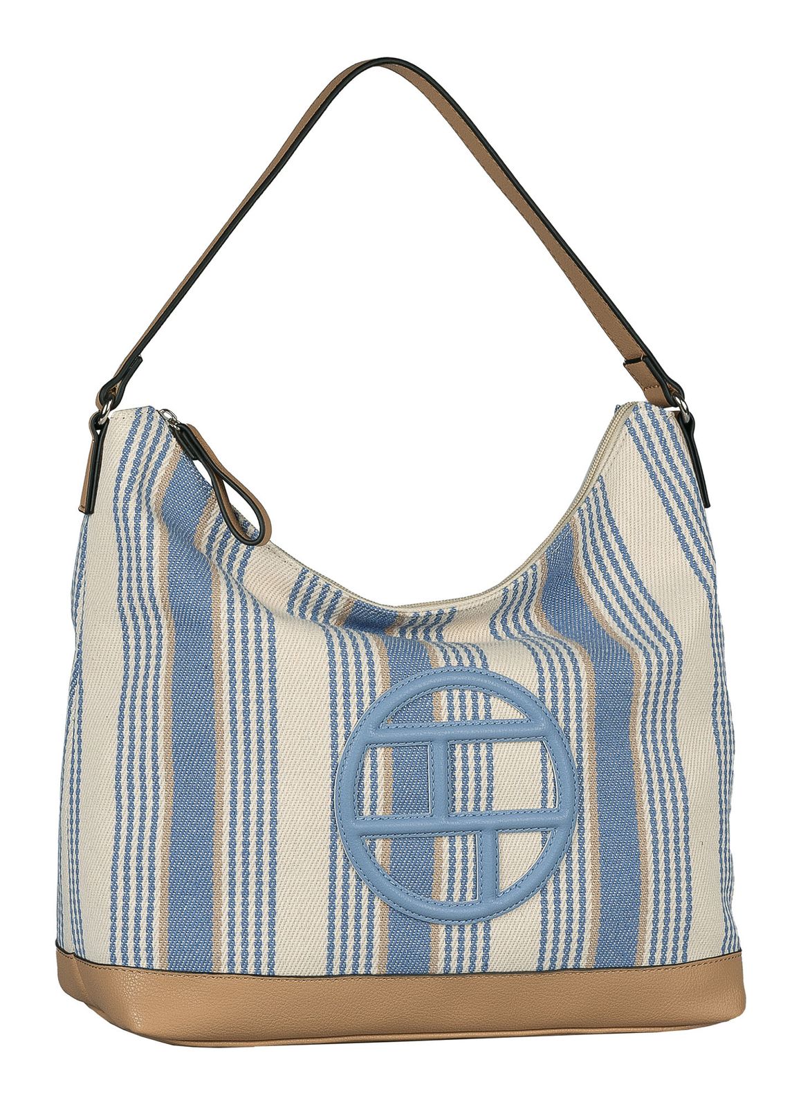 TOM TAILOR Gilda Hobo Bag M Stripes Blue