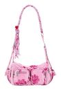 Desigual Margaritas Haban Denim Hand Bag Candy Pink