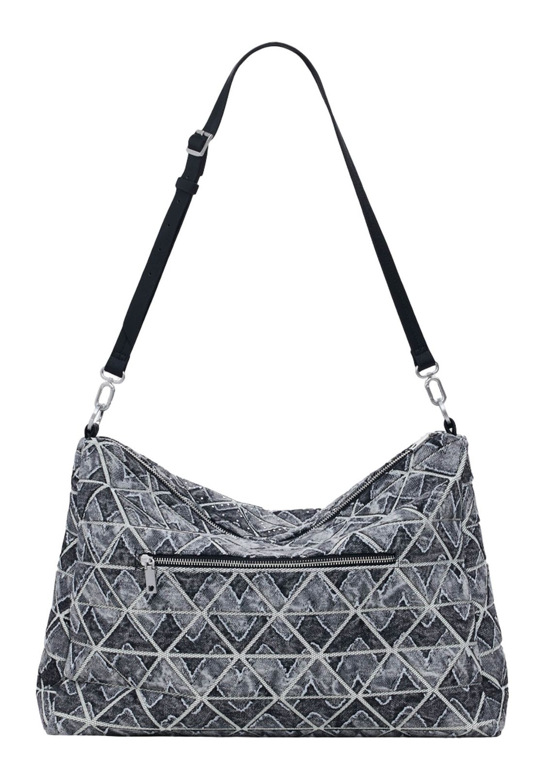 Desigual Radio Leiria Shoulder Bag Denim Raw Desigual Radio Leiria Shoulder Bag Denim Raw