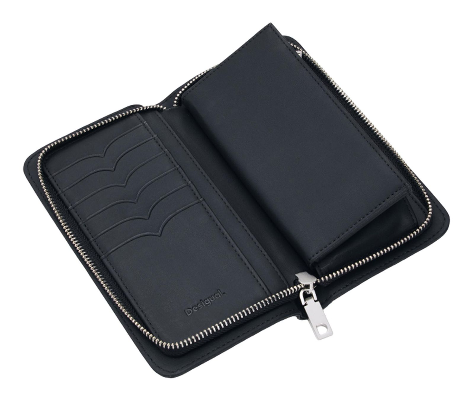 Desigual Sierra Fiona Long Wallet Black Desigual Sierra Fiona Long Wallet Black
