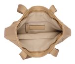 TOM TAILOR Jelena Zip Tote Bag M Camel TOM TAILOR Jelena Zip Tote Bag M Camel