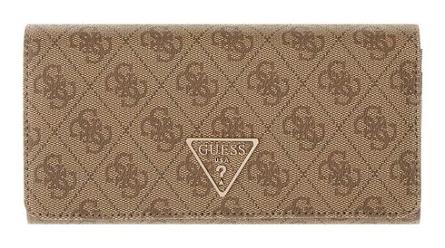 GUESS Laurel II SLG Flap Organizer Latte Logo