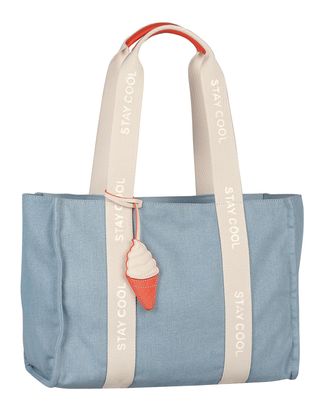 TOM TAILOR Azura Zip Shopper L Light Denim Blue