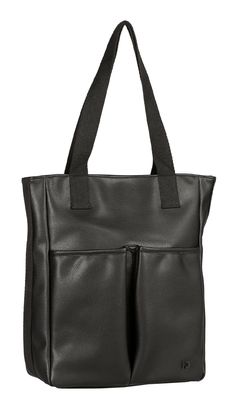 TOM TAILOR Jelena Zip Tote Bag M Black TOM TAILOR Jelena Zip Tote Bag M Black