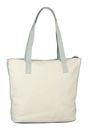 TOM TAILOR Jada Zip Tote Bag L Creme White