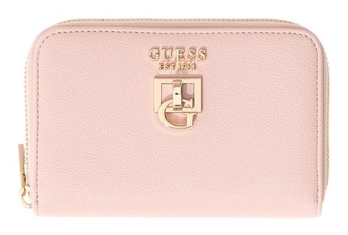 GUESS Bianca SLG Zip Around Wallet M Light Rose