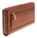 GUESS Janie SLG Zip Around Wallet L Cognac