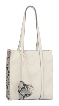 Gabor Elfie Luxe Zip Tote Bag M Snake Beige Gabor Elfie Luxe Zip Tote Bag M Snake Beige