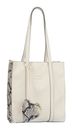 Gabor Elfie Luxe Zip Tote Bag M Snake Beige