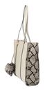 Gabor Elfie Luxe Zip Tote Bag M Snake Beige