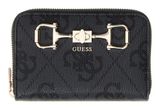 GUESS Janie Logo SLG Zip Around Wallet M Coal Logo GUESS Janie Logo SLG Zip Around Wallet M Coal Logo