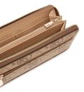 GUESS Janie Logo SLG Zip Around Wallet L Latte Logo GUESS Janie Logo SLG Zip Around Wallet L Latte Logo