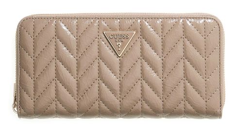 GUESS Cheryl SLG Zip Around Wallet L Dark Taupe GUESS Cheryl SLG Zip Around Wallet L Dark Taupe