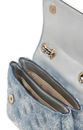 GUESS Giully II Mini 2 Compartment Convertible Flap XS Metallic Denim