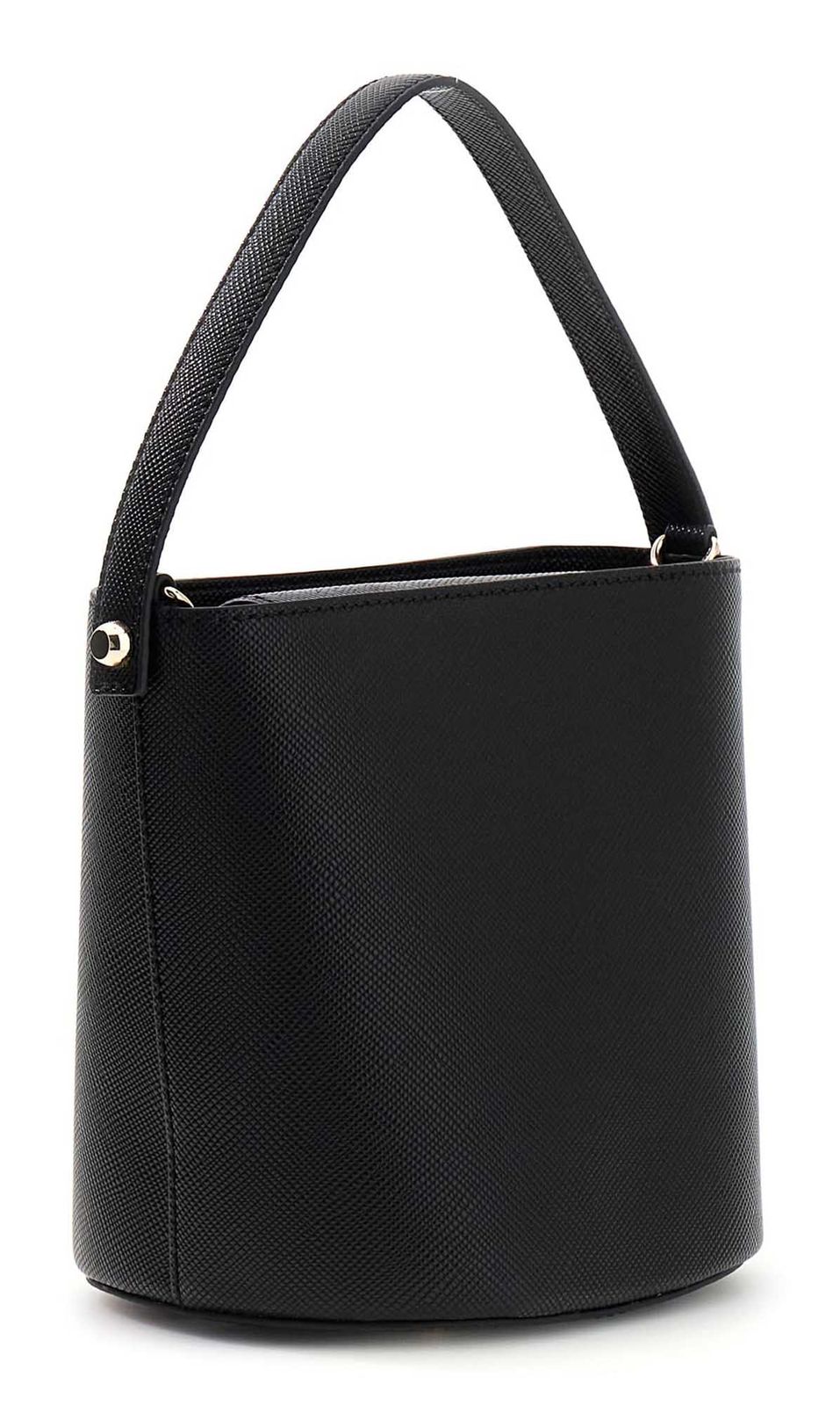 GUESS Patsie Top Handle Bucket Black GUESS Patsie Top Handle Bucket Black
