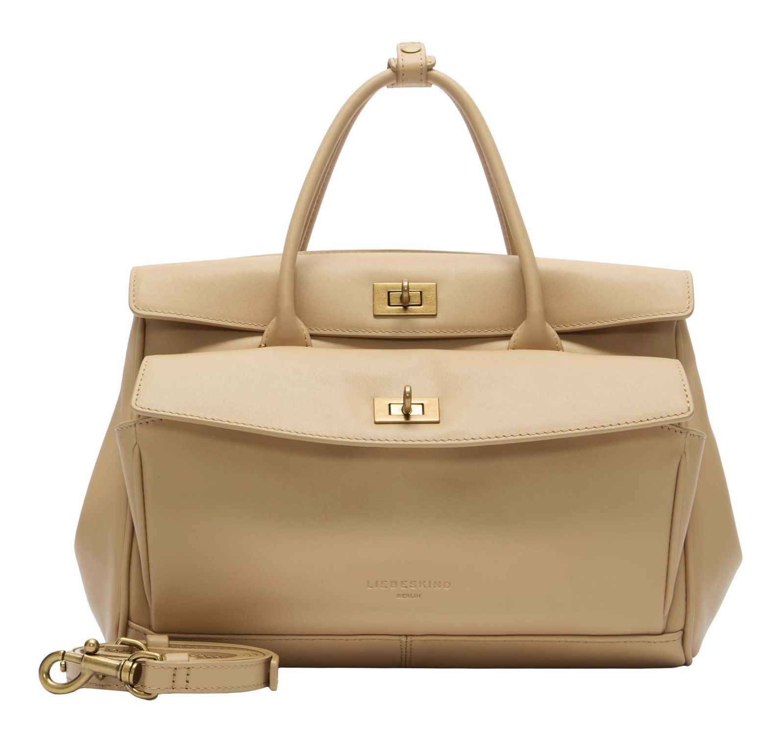 LIEBESKIND BERLIN Satchel Bag M Light Tan