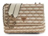 GUESS Giully II 2 Compartment Convertible Flap Taupe Multi