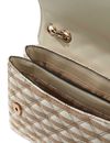 GUESS Giully II 2 Compartment Convertible Flap Taupe Multi