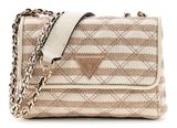 GUESS Giully II Mini 2 Compartment Convertible Flap Taupe Multi
