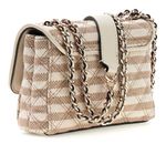 GUESS Giully II Mini 2 Compartment Convertible Flap Taupe Multi